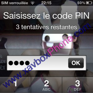 code pin iphone