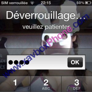 deverouillage carte sim iphone